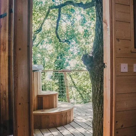 Campismo de Luxo La Cabanoun, Perchee Vue *